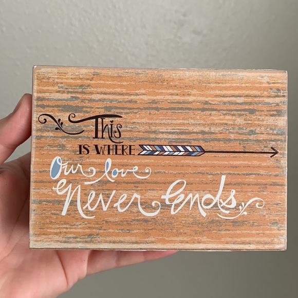 Ashland This is where are loved never ends TableTop Decor - Picture 3 of 7